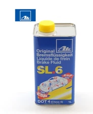 Brake Fluid - DOT 4 Low Viscosity 1 Liter For AUDI, BMW,  LAND R,  VW - ATE SL.6
