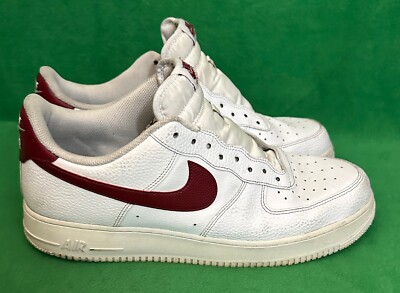 Size 14 - Nike Air Force 1 Low White Team Red for sale online | eBay