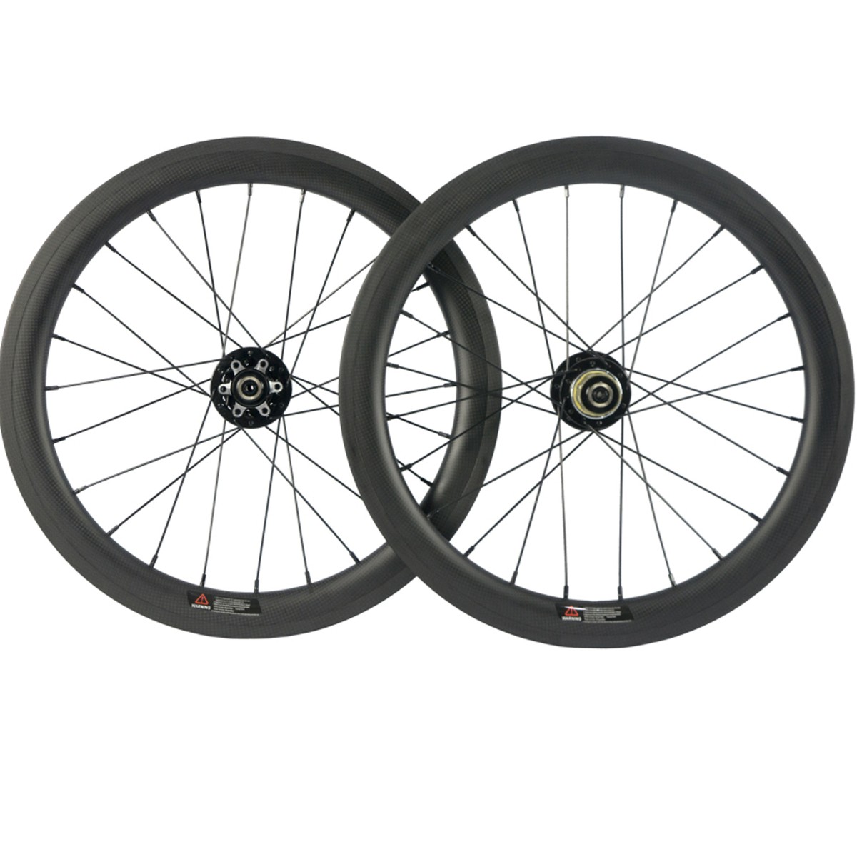 20Inch BMX Bike Carbon Wheelset 406 Rim Clincher 38mm Carbon