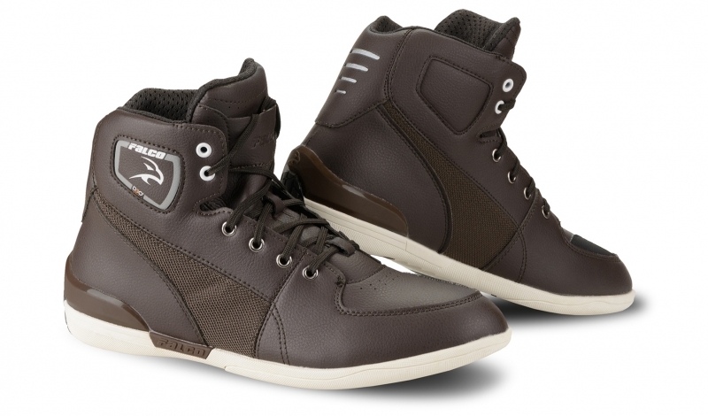SCARPA MOTO GIANNI FALCO RAY NERO - MARRONE