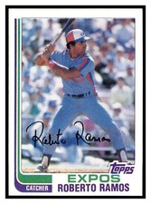 1982 Topps Roberto Ramos #354 Montreal Expos