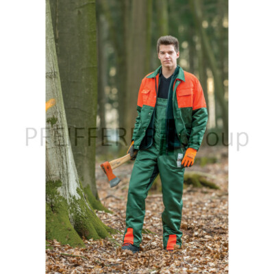 Jacke Forstarbeiter Forstjacke Waldarbeiter Gr. 54/56 XL