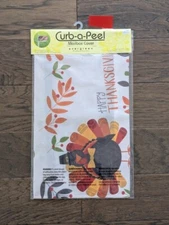 New - Curb-a-Peel Magnetic  Mailbox Cover Fabric- Thanksgiving Turkey