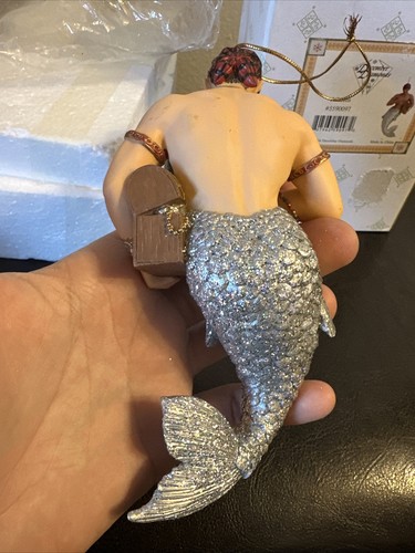 December Diamonds Atlantis Pirate Merman Ornament 2004 With Box Retired - Picture 5 of 12