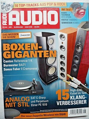 AUDIO 6/16,ADVANCE ACOUSTIC X i105,X cd5,TEST 15 LAUTSPRECHERKABEL uA.WIREWORLD