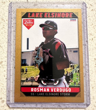 2023 Rosman Verdugo Gold 1/50 Lake Elsinore Storm Minor League Prospect