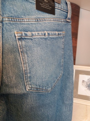 Banana Republic Womens Blue Straightleg Slouch Denim Jean Size 6/28 - Picture 7 of 16