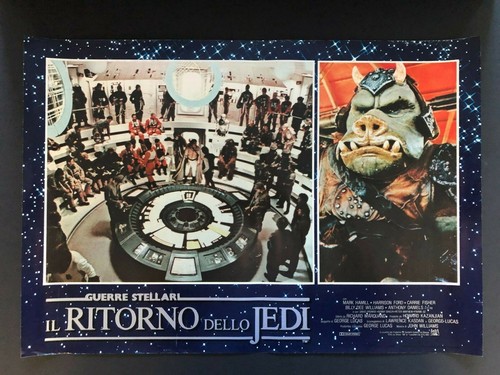 Return of the Jedi (1983) - Original Italian Photobusta Movie Poster -18" x 26" 