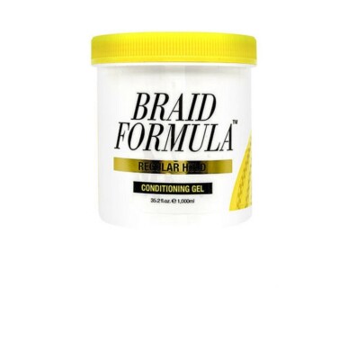 EBIN NEW YORK Braid Formula Conditioning Gel, Original/Regular Hold 35.2 oz