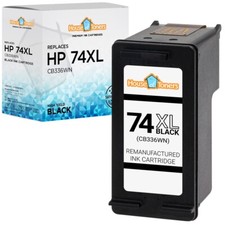 4PK Fits HP 74XL CB336WN Black Ink Cartridge for Photosmart C4200 C4280 C4300