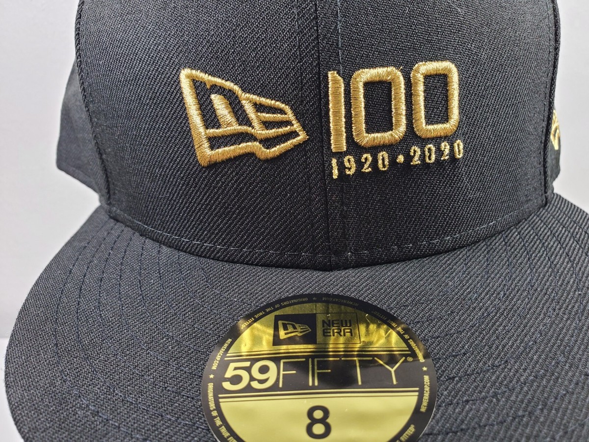 NEW RARE New Era Logo 100th Anniversary 1920-2020 Black Gold  display picture 1