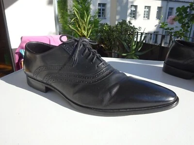 HUGO BOSS Herren Premium Business Goodyear Schuhe Leder Italy Gr.43(UK9) TOP - Bild 1 von 4