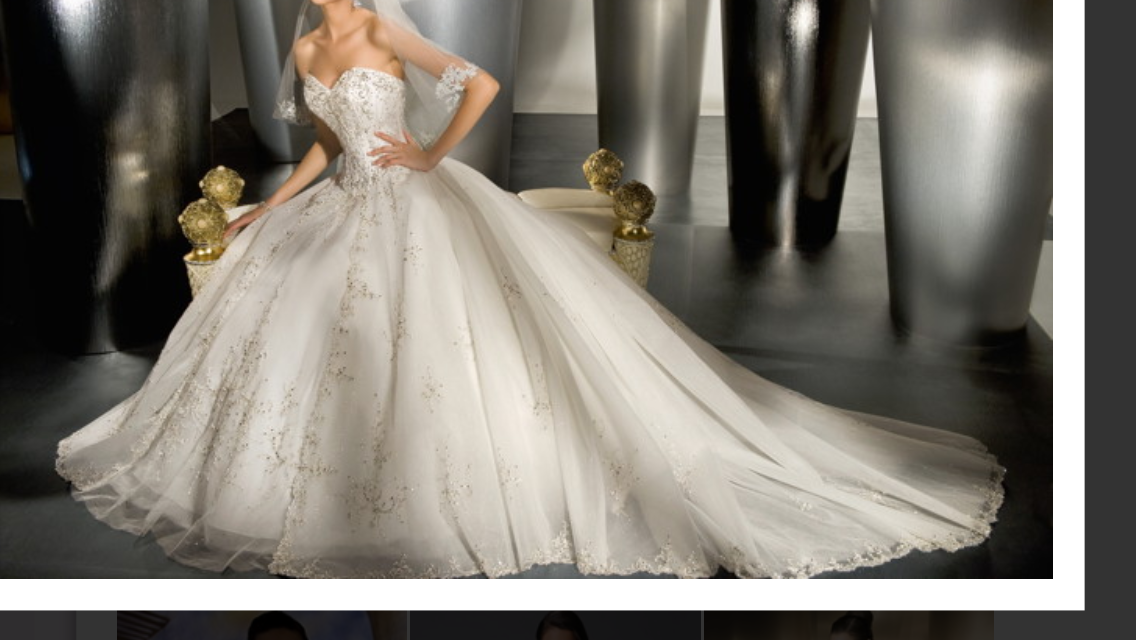 Designer Brautkleid von DEMETRIOS 984 Hochzeitskleid 38 in