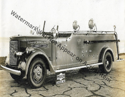 Pirsch Goodwill No.3 Fire Truck Vintage Photograph Print 8.5x11''