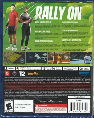 Top Spin 2K25 Deluxe Edition - PlayStation 5 - Picture 2 of 9