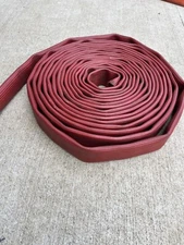 2 3/4" wide rubber Fire hose for boat docks, abrasion protection etc. 20' length