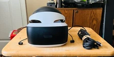 Sony PlayStation VR PSVR PS4 White CUH-ZVR1 Virtual Reality Headset Only TESTED