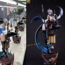 LC Studio Genshin Impact 1/4 Resin Raiden Shogun Model Shenhe Yoruuippon INSTOCK