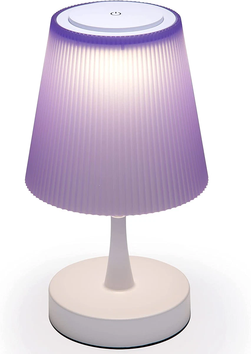 Purple lamp cheap shades bedroom