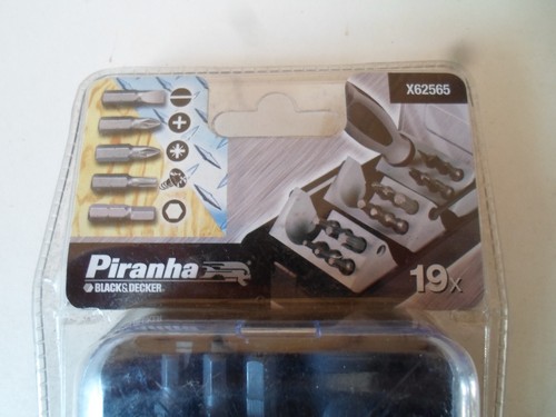 Piranha Black & Decker 19 Piece Bit Set with Driver in Compact Case X62565 - Picture 2 of 5