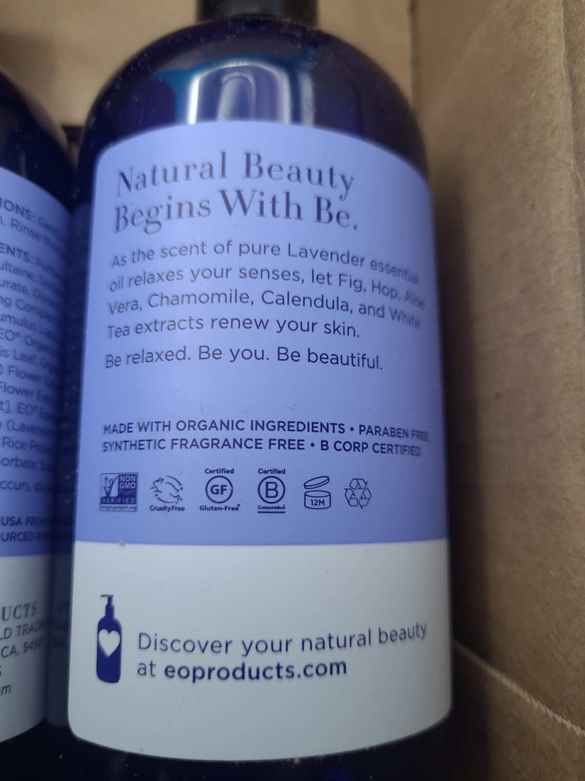 2X EO Essential Oils Shower Gel French Lavender Be Relaxed 16oz each eBay