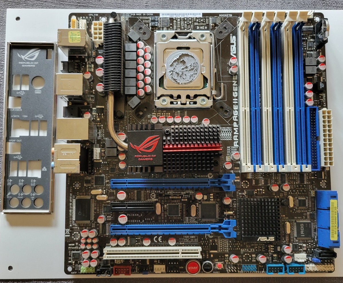 ASUS Rampage II GENE Motherboard M-ATX Intel X58 LGA1366 DDR3