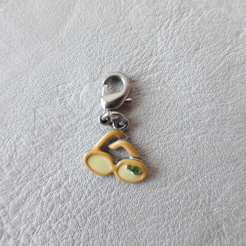 Vintage 80s Colorful Enamel Silver Tone Charm for Bracelets Necklace - Picture 15 of 22