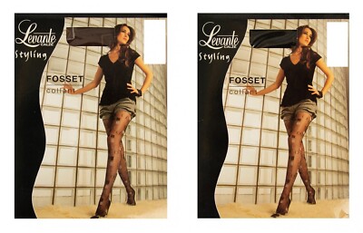 Strumpfhose Strümpfe Damen 20 DEN 22 DTEX MODE FASHION GEARBEITET HEBEN Artikel FOSSET