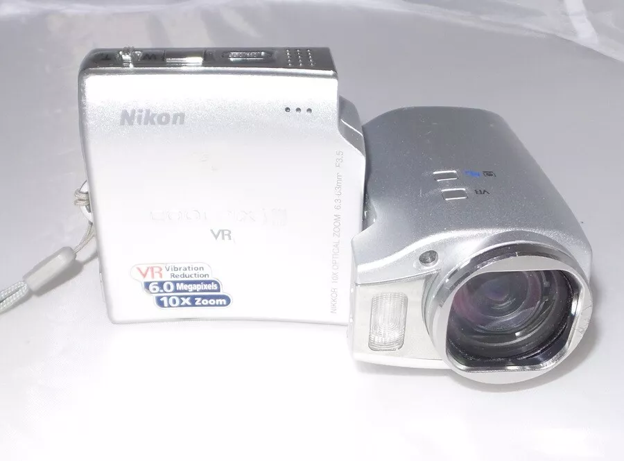 Nikon Coolpix S10 6MP Digital Camera 10x Zoom - Vibration Reduction (25555)