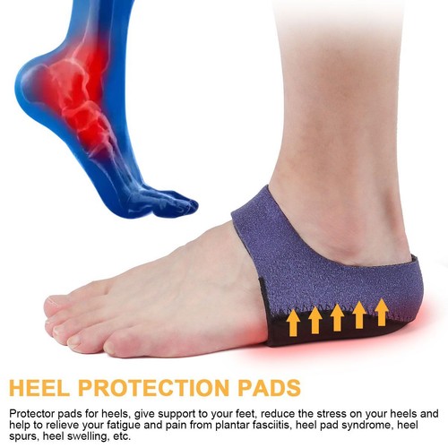 2x Plantar Fasciitis Arch Wrap Support Foot Pain Relief Heel Therapy Socks Brace - Picture 4 of 14