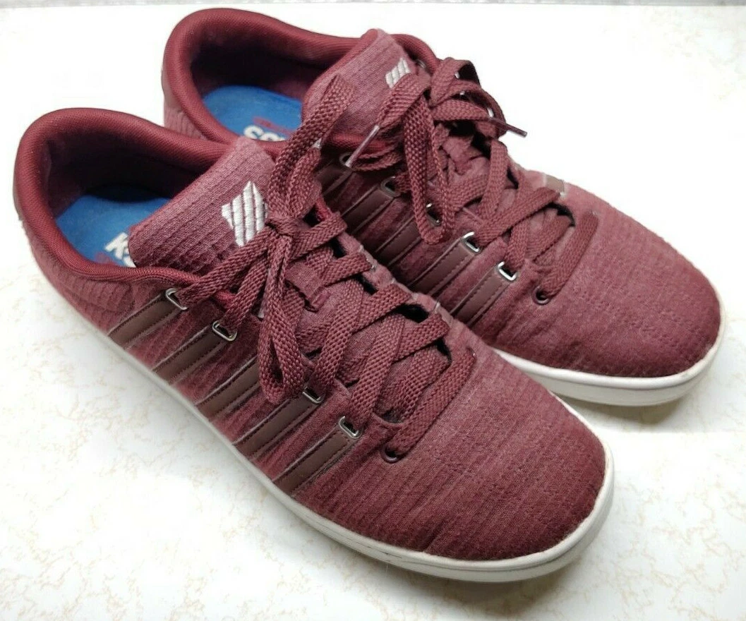 K Swiss Court Pro II Men s Low T SE CMF Red Mahogany White US Size 11 Sneakers