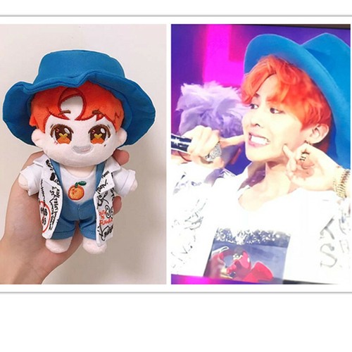 15 cm KPOP BIGBANG Plüsch GD Little Orange G-DRAGON Puppe Spielzeug mit Kleidung Original