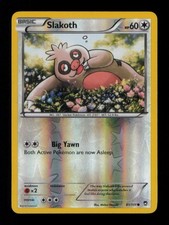 REVERSE HOLO SLAKOTH COMMON 81/111 LP POKEMON