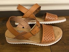 Skechers Bobs Memory Foam Desert Kiss Sunny Flair Women's Sandals Size 6.5