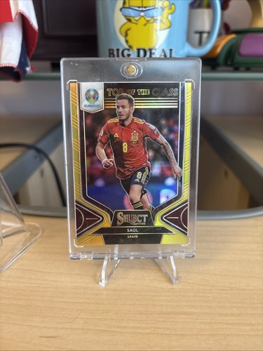 2020 Panini Select UEFA Euro Preview Top of the Class Saul #TOP-5 Gold Prizm /10