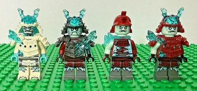 LEGO Ninjago 4 Minfigures- njo522   njo0523   njo524   njo0518  Good Condition