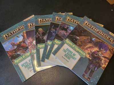 Pathfinder 2E - Agents of Edgewatch - Adventure Path 1-6 Complete 1st Printing