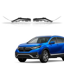 Front Central Grille Cover Chrome Trim Decor Strip For 2020-2022 CR-V