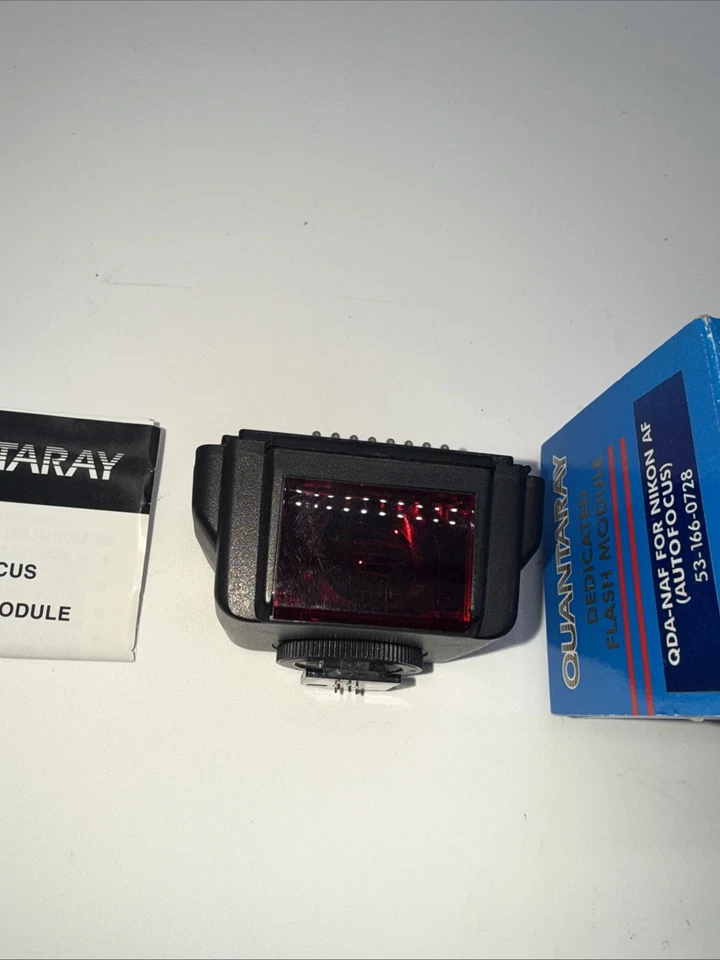 Módulo de flash Quantaray QDA-NAF enfoque automático para Nikon AF ¡Nuevo! Foto 2 de 2