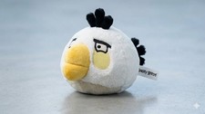 2010 angry birds plush white toy matilda