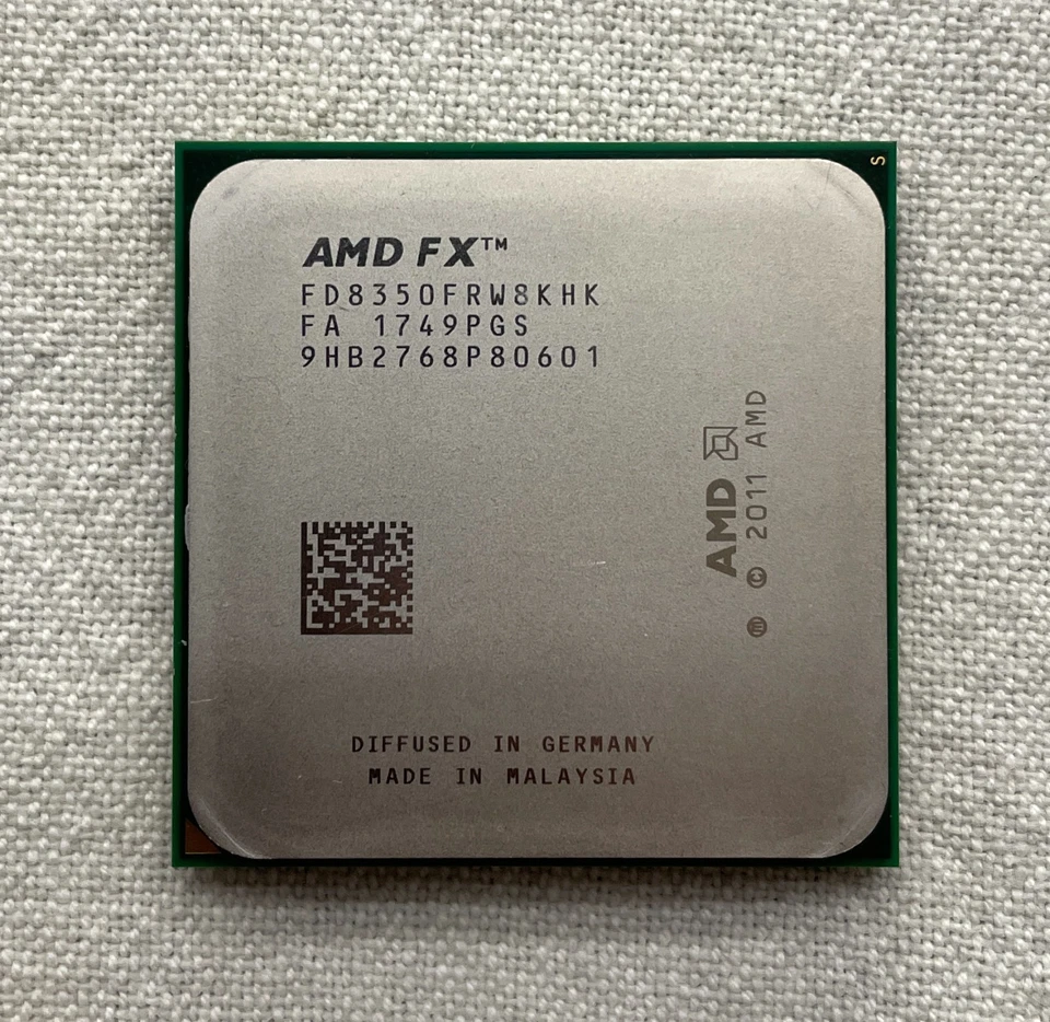 AMD FX-8350 处理器 CPU 黑色版 AM3+ (FD8350FRW8KHK) 完整正常工作 — 第 3/4 张图片