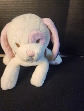 Animal Alley Pink White Puppy Dog My First Puppy 2009 Lovey Toys R Us TAG