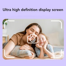 48MP Instant Print Camera With 2 Rolls Print Paper Front Rear Dual Cameras ZQZR