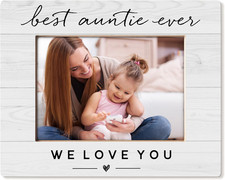Auntie Gifts Picture Frame 5X7, Best Auntie Aunt Ever Gifts for Birthday Christm
