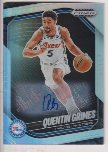 QUENTIN GRIMES 2024-25 PANINI PRIZM BASKETBALL AUTOGRAPH AUTO CARD #63