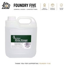Versatile 4L White Vinegar - Non-Toxic Disinfectant for Kitchens & Bathrooms 5.25 per litre
