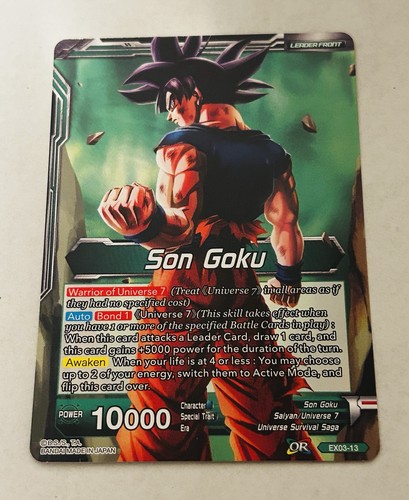 Dragon Ball Super Juego de Cartas Son Goku Explosive Power Foil EX03-13 - Imagen 2 de 2
