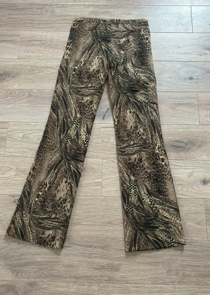 Pantalones acampanados vintage Roberto Cavalli de principios de la década de 2000 Foto 2 de 4