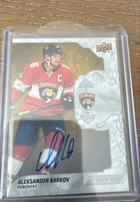 2023-24 Upper Deck Engrained Aleksander Barkov #25 Oak Autographs (AU)