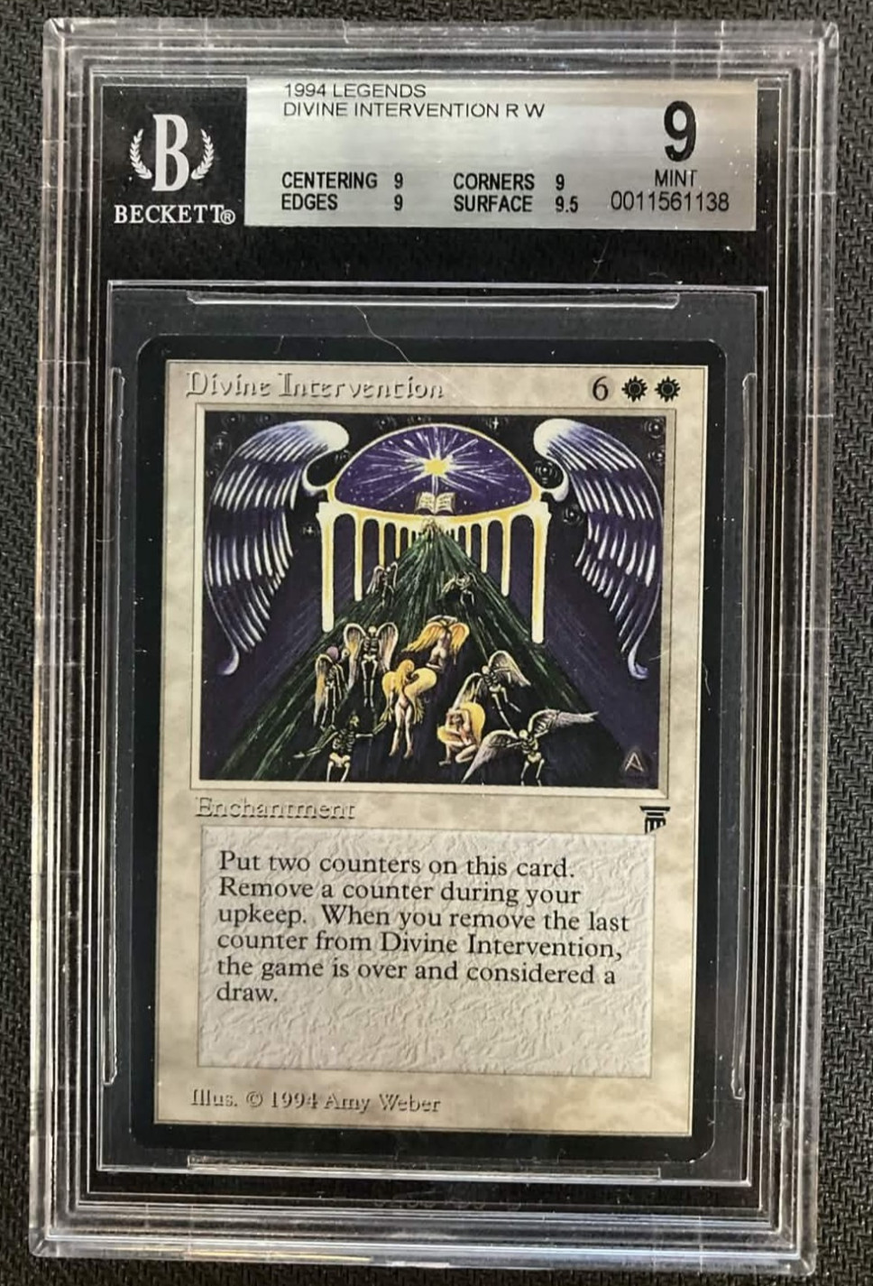 Divine Intervention - Legends - BGS 9+ - MTG - ( 9.5 / 9 / 9 / 9 )